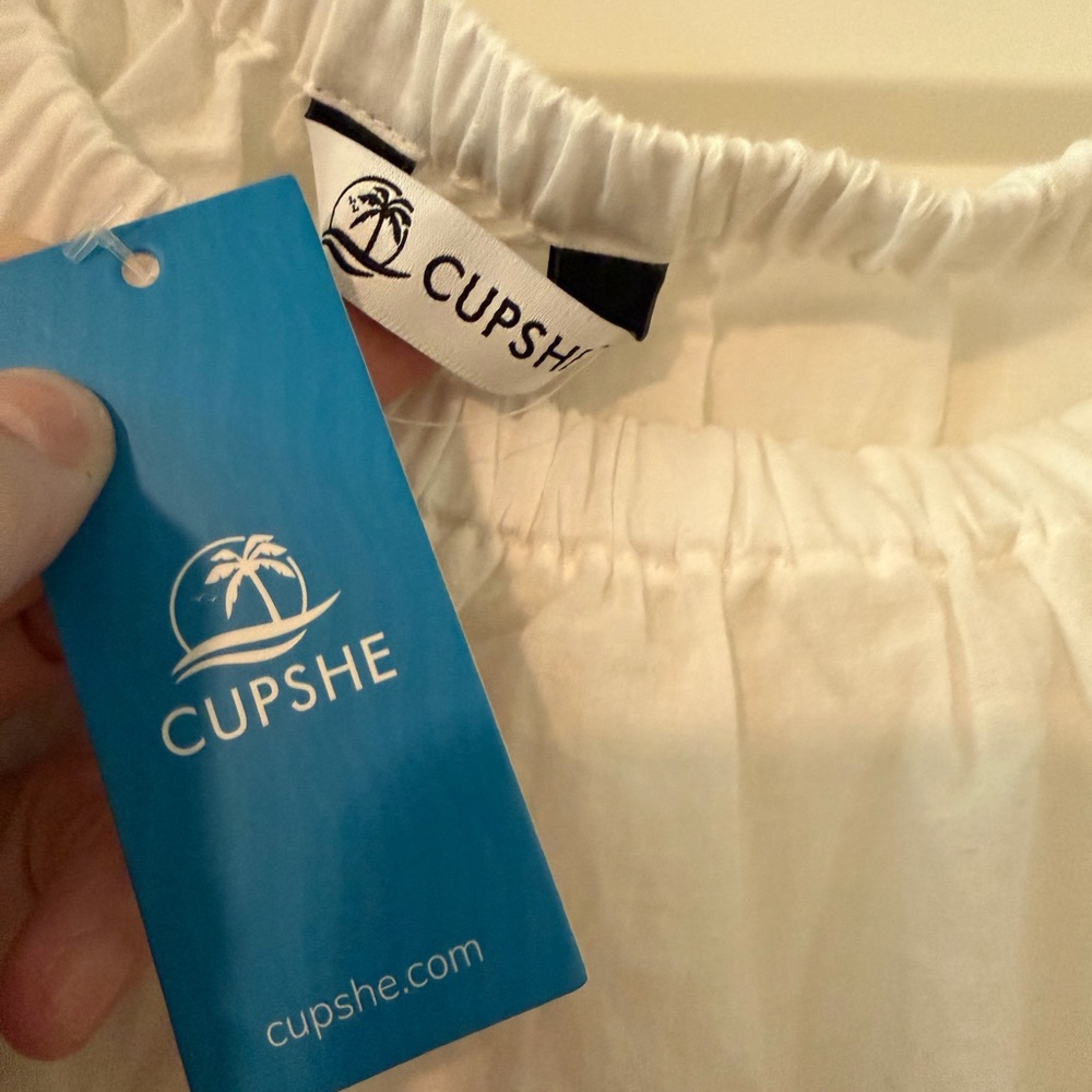 Cupshe White Off-Shoulder Blouse - Picture 2 of 3